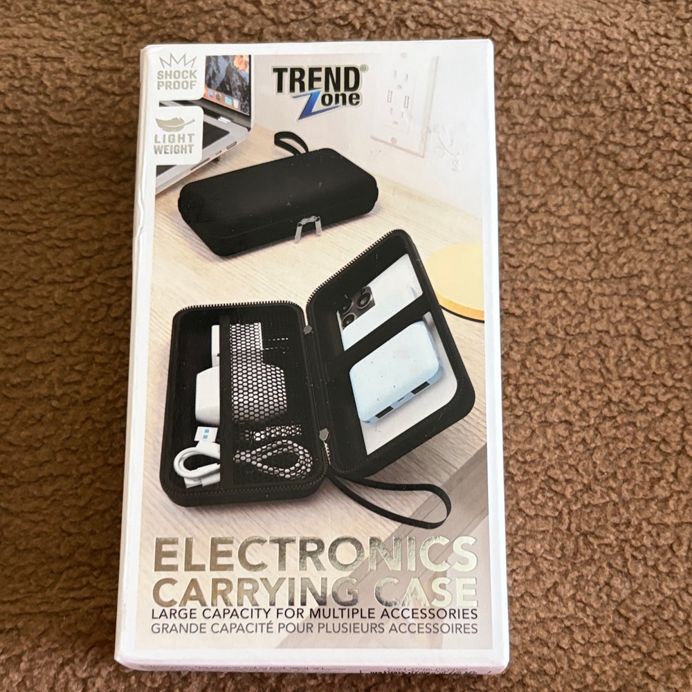 Black Electronics Carrying Case
